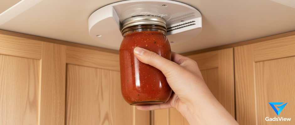 EZ Off Under Cabinet Jar Opener