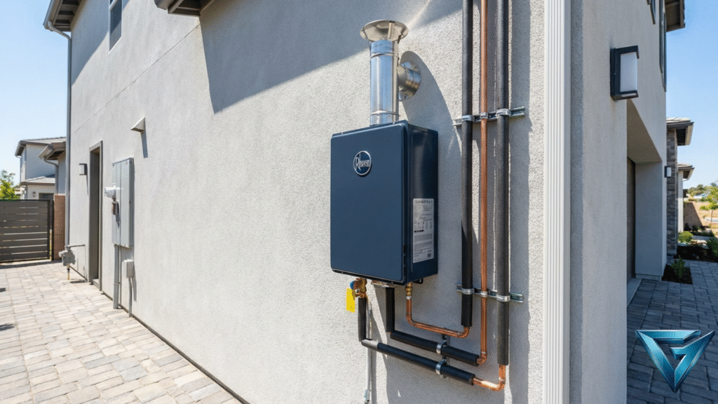 Rheem RTG-84XLN-3 8.4 GPM Outdoor Natural Gas Tankless Water Heater