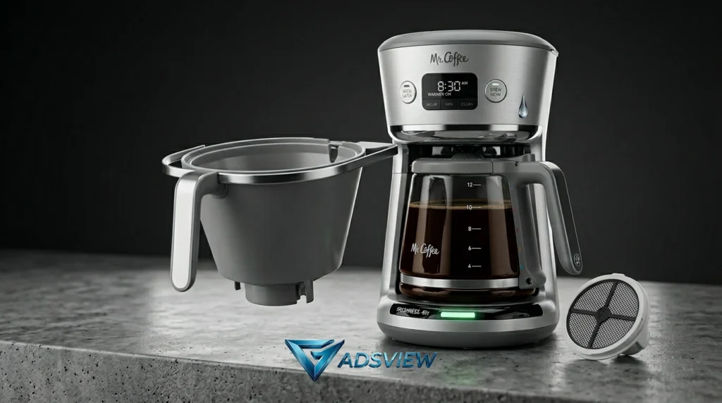 Mr. Coffee Digital Easy Measure 12-Cup Programmable