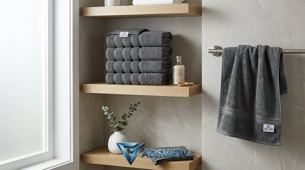 American Soft Linen Luxury 4 Piece Bath Towel Set